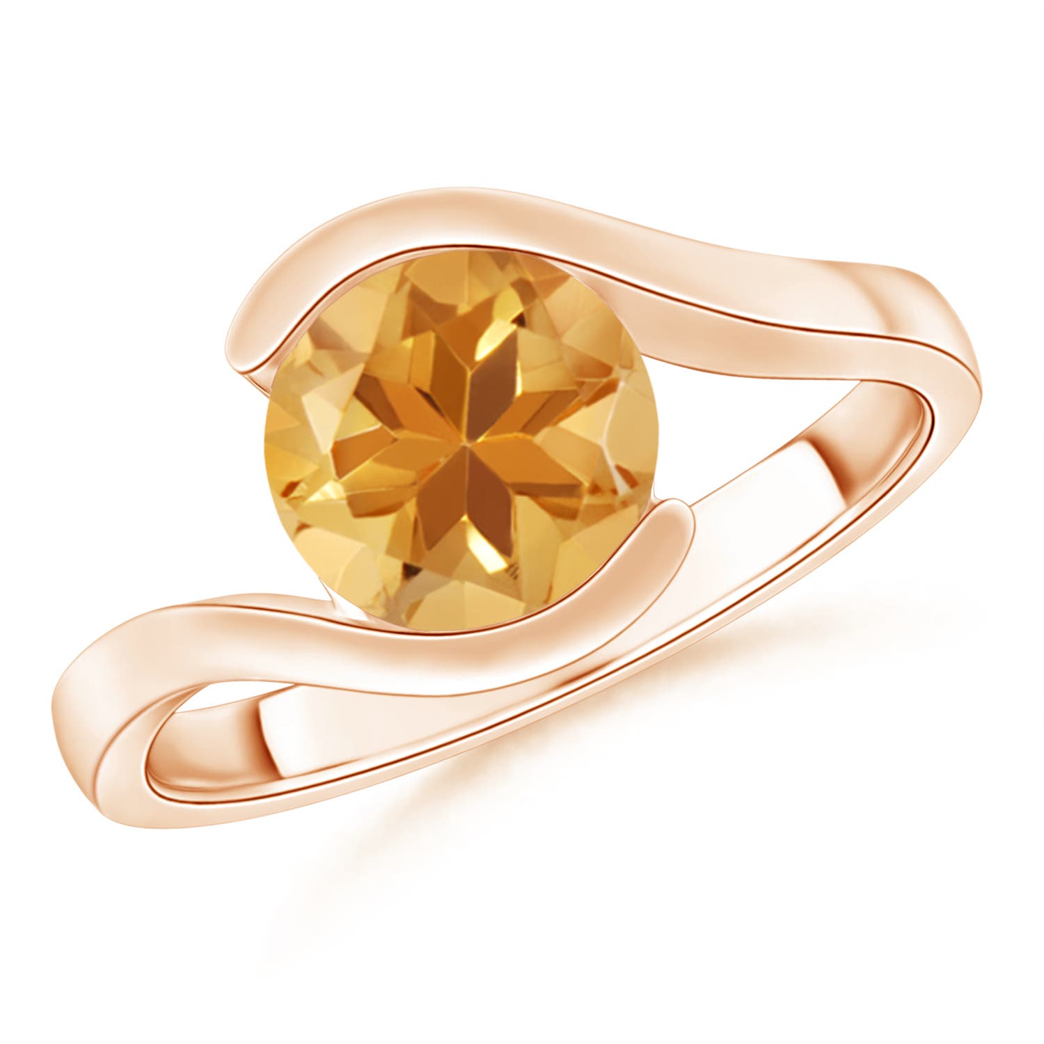 A - Citrine / 1.5 CT / 14 KT Rose Gold