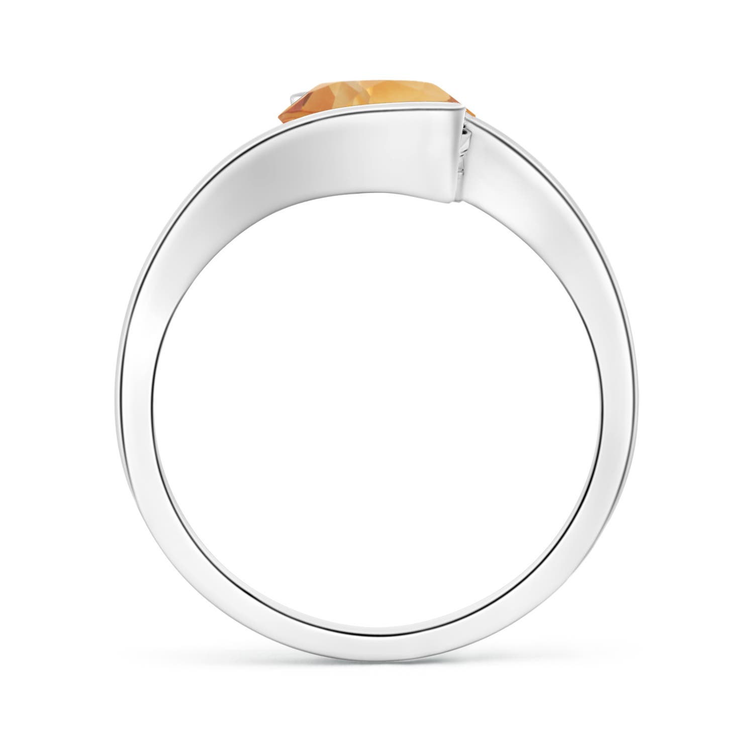 A - Citrine / 1.5 CT / 14 KT White Gold