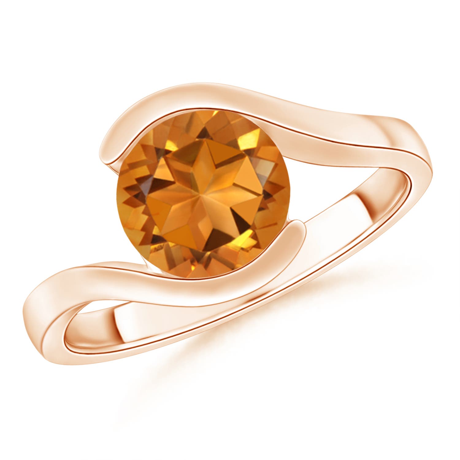 AAA - Citrine / 1.5 CT / 14 KT Rose Gold