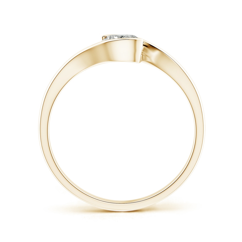 5.1mm KI3 Semi Bezel-Set Solitaire Round Diamond Bypass Ring in Yellow Gold side 199