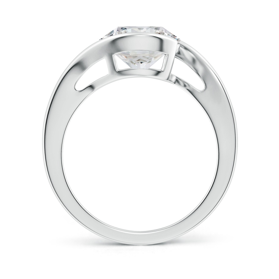 9.2mm HSI2 Semi Bezel-Set Solitaire Round Diamond Bypass Ring in White Gold side 199