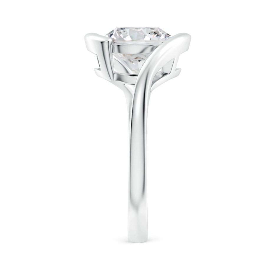 9.2mm HSI2 Semi Bezel-Set Solitaire Round Diamond Bypass Ring in White Gold side 299