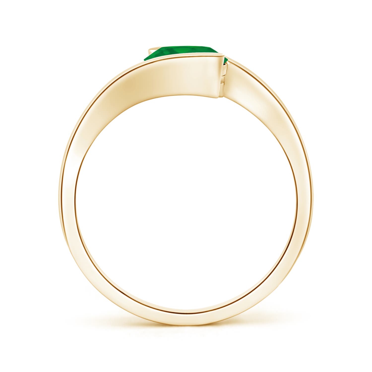 AA - Emerald / 0.95 CT / 14 KT Yellow Gold