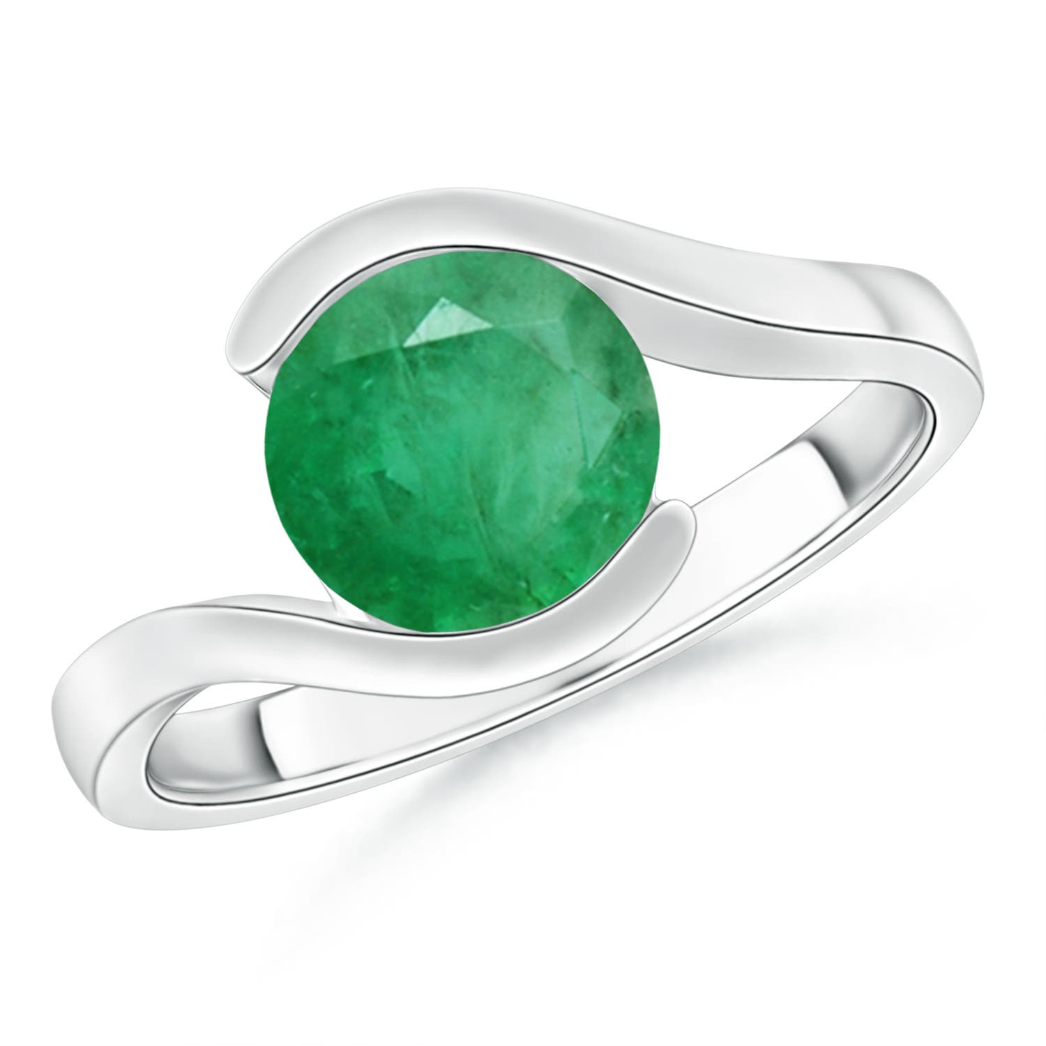 A - Emerald / 1.5 CT / 14 KT White Gold