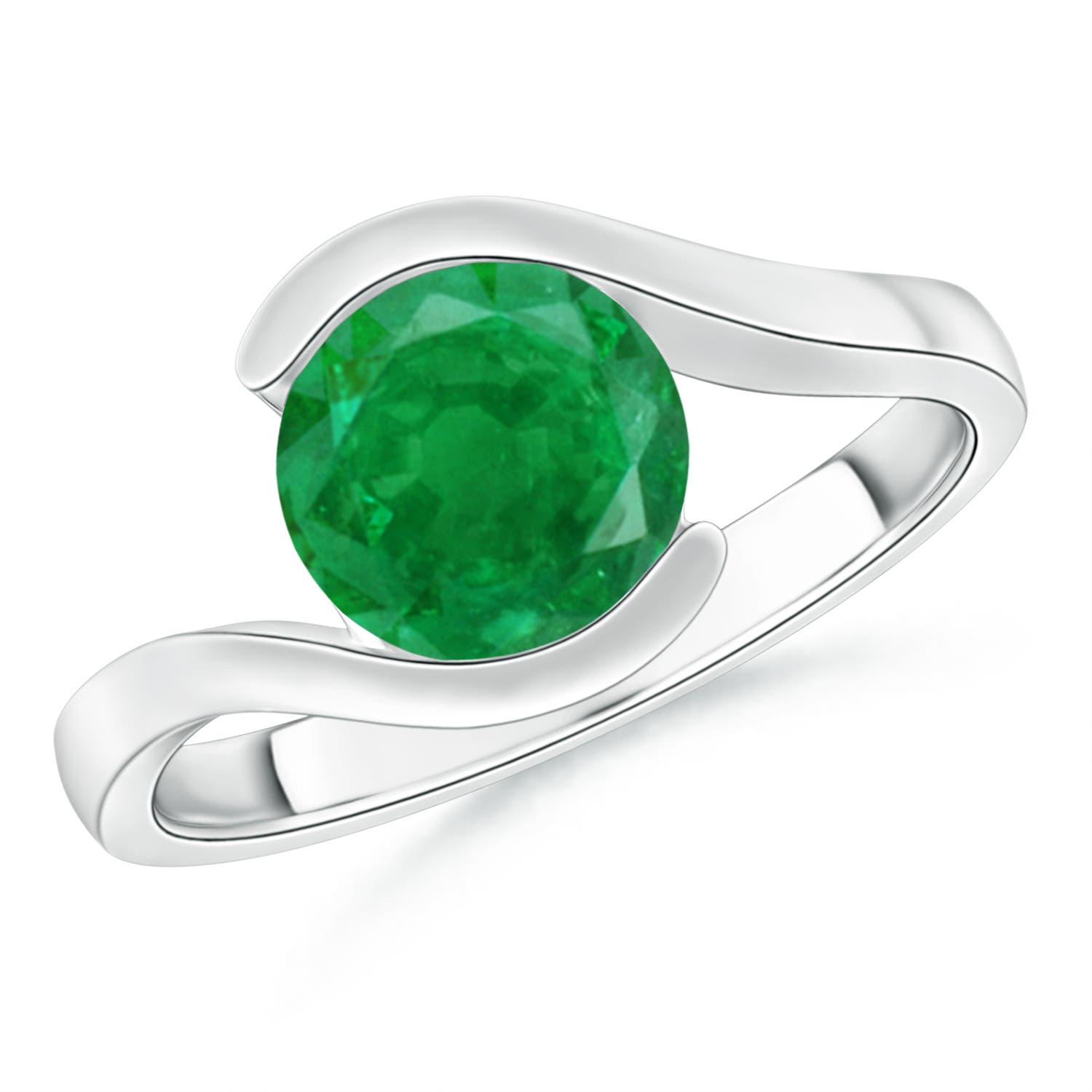 AA - Emerald / 1.5 CT / 14 KT White Gold