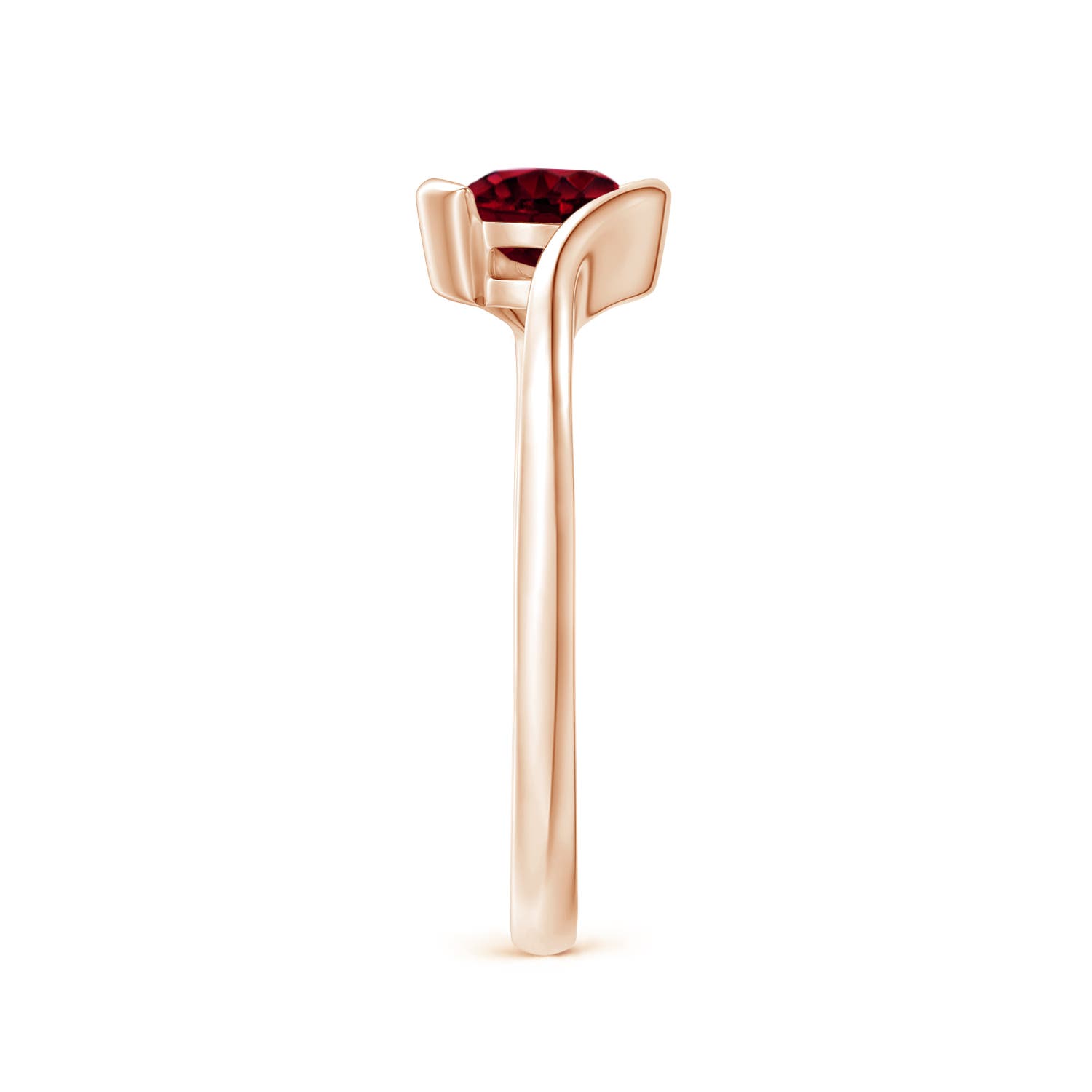 A - Garnet / 0.6 CT / 14 KT Rose Gold