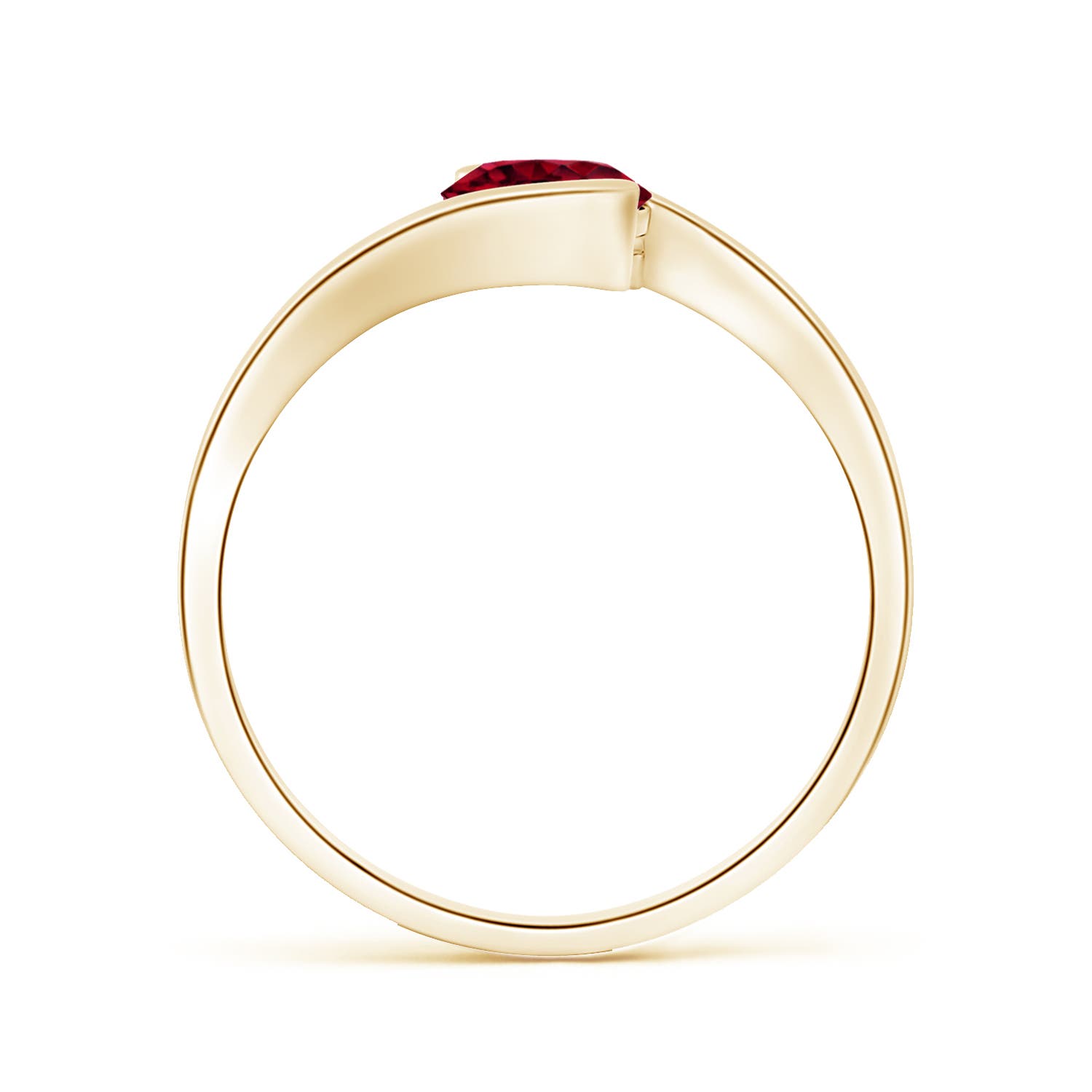 AA - Garnet / 1 CT / 14 KT Yellow Gold