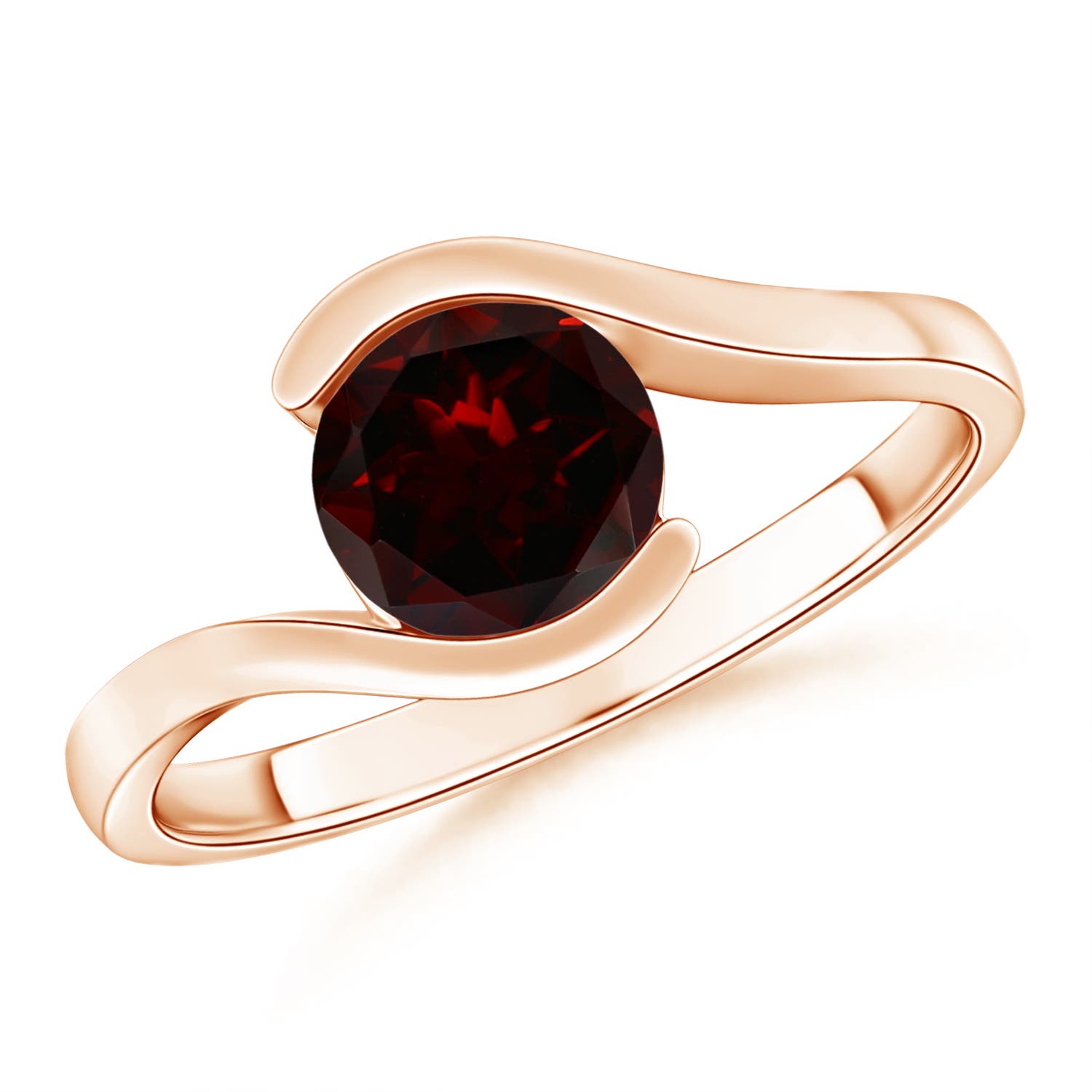 A - Garnet / 1.5 CT / 14 KT Rose Gold