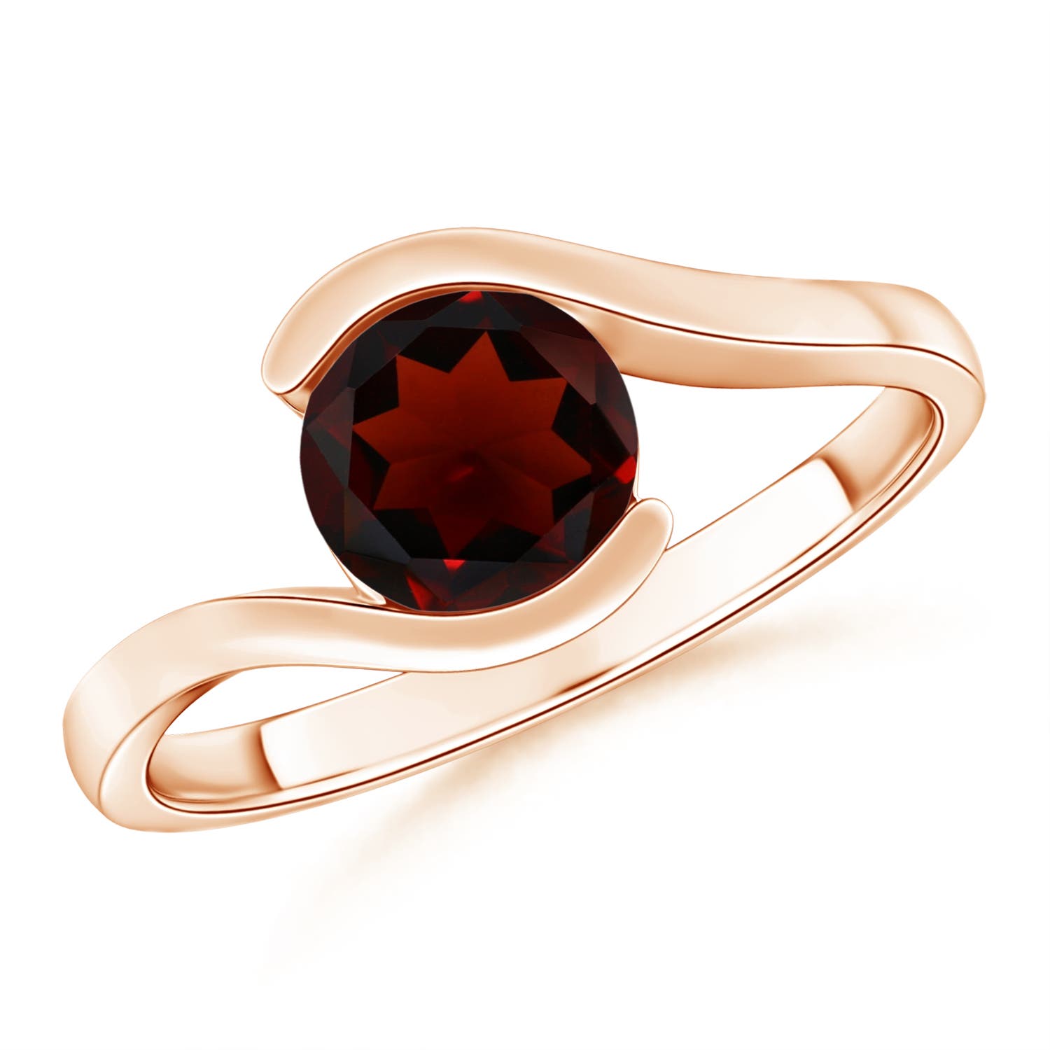 AA - Garnet / 1.5 CT / 14 KT Rose Gold