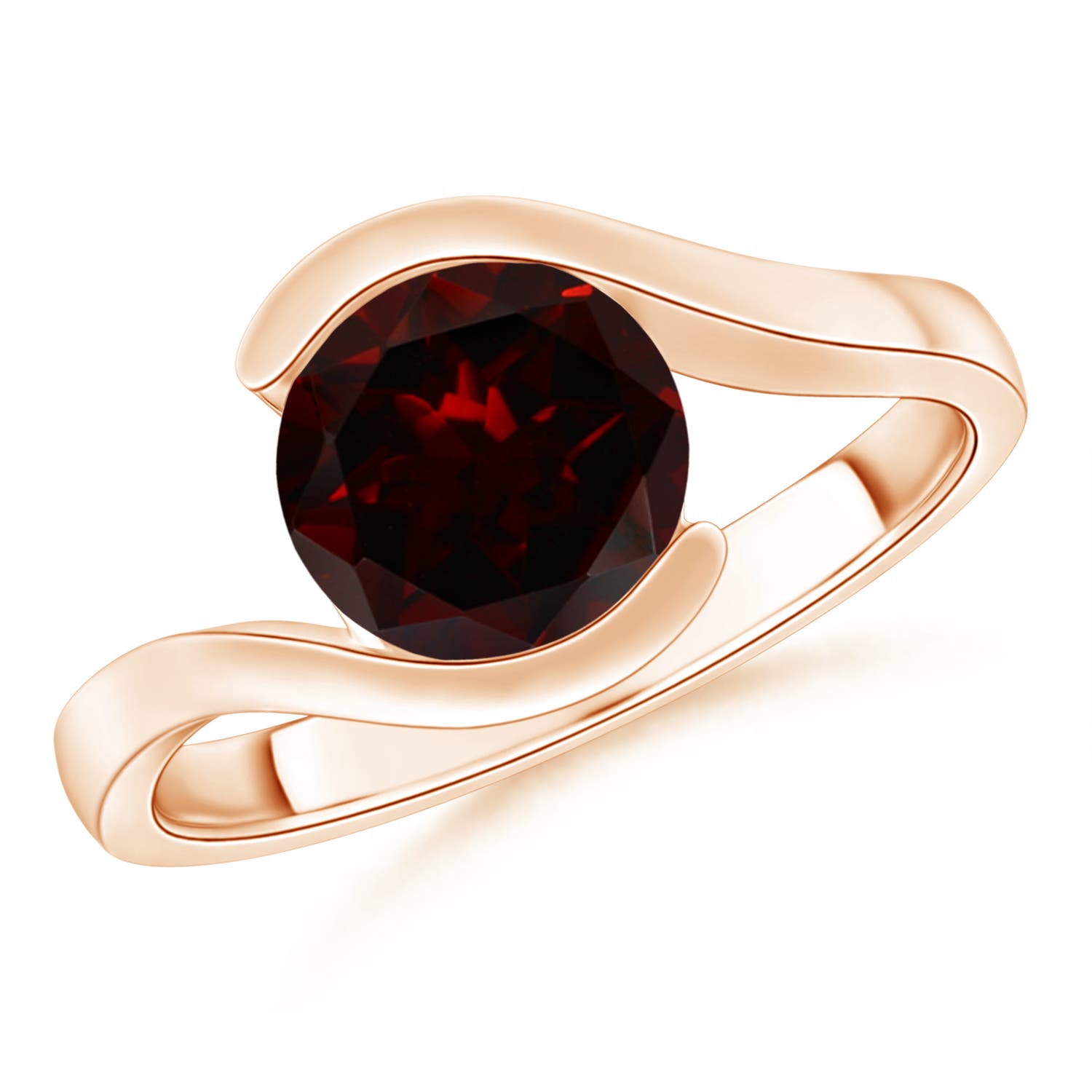 A - Garnet / 2.2 CT / 14 KT Rose Gold