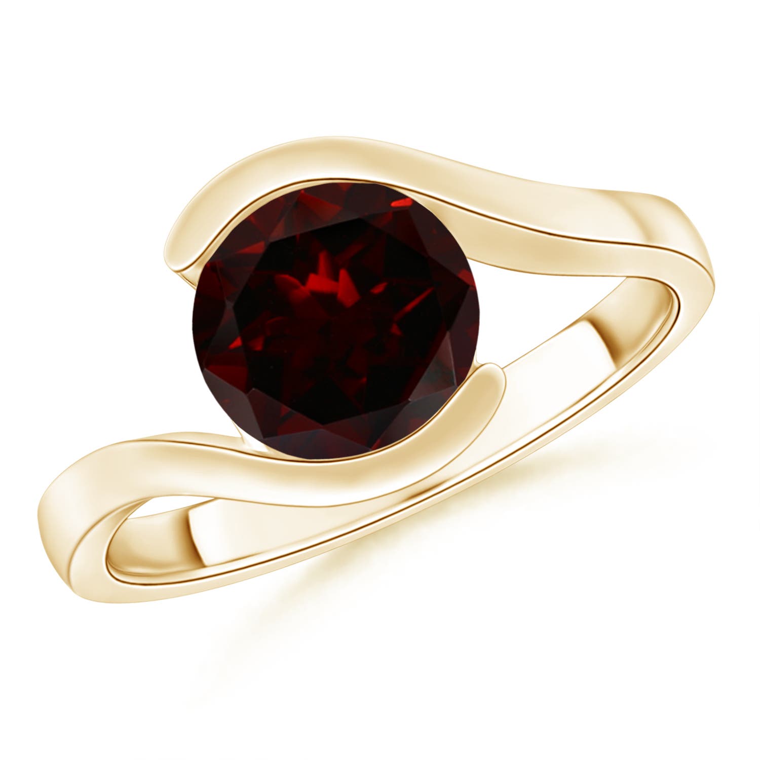 A - Garnet / 2.2 CT / 14 KT Yellow Gold