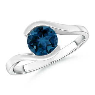 Round AAA London Blue Topaz