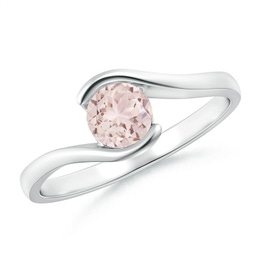 White Gold White Gold Morganite Rings