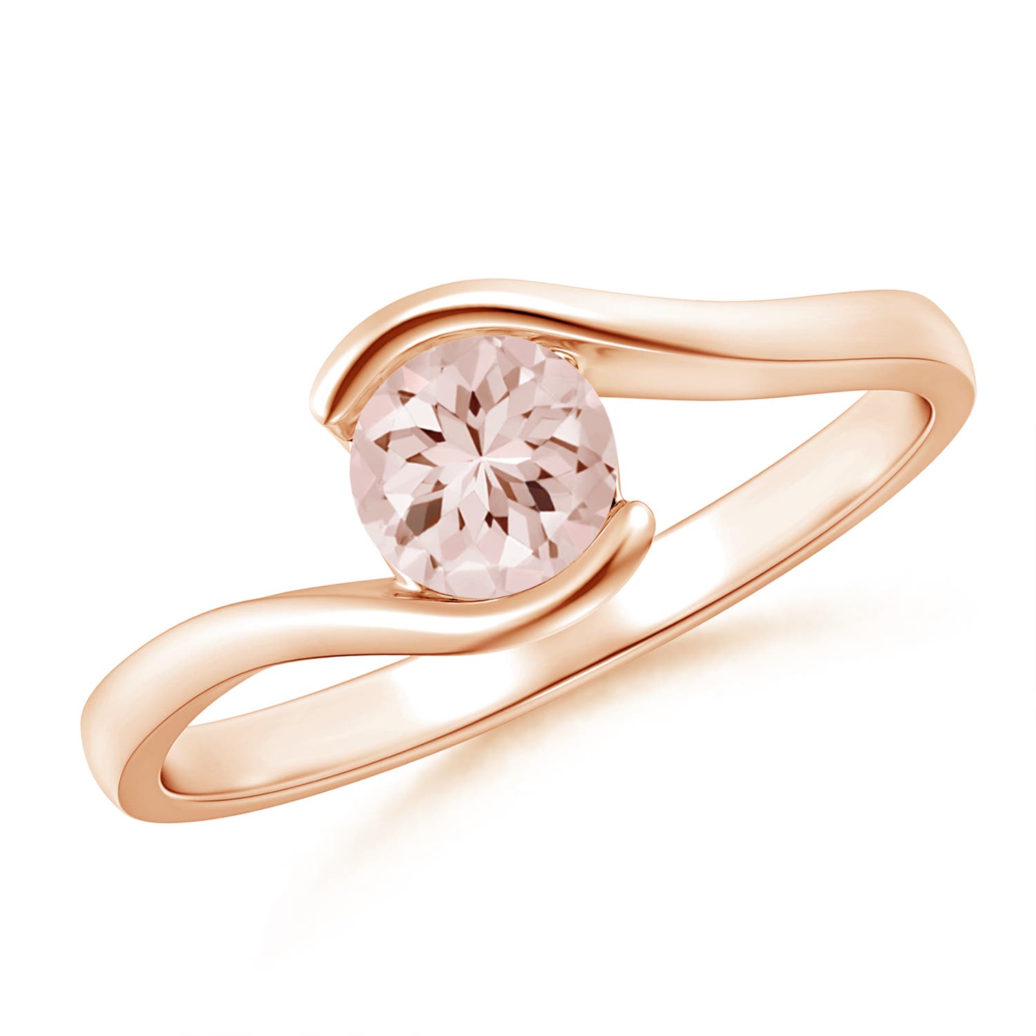 AA - Morganite / 0.42 CT / 14 KT Rose Gold