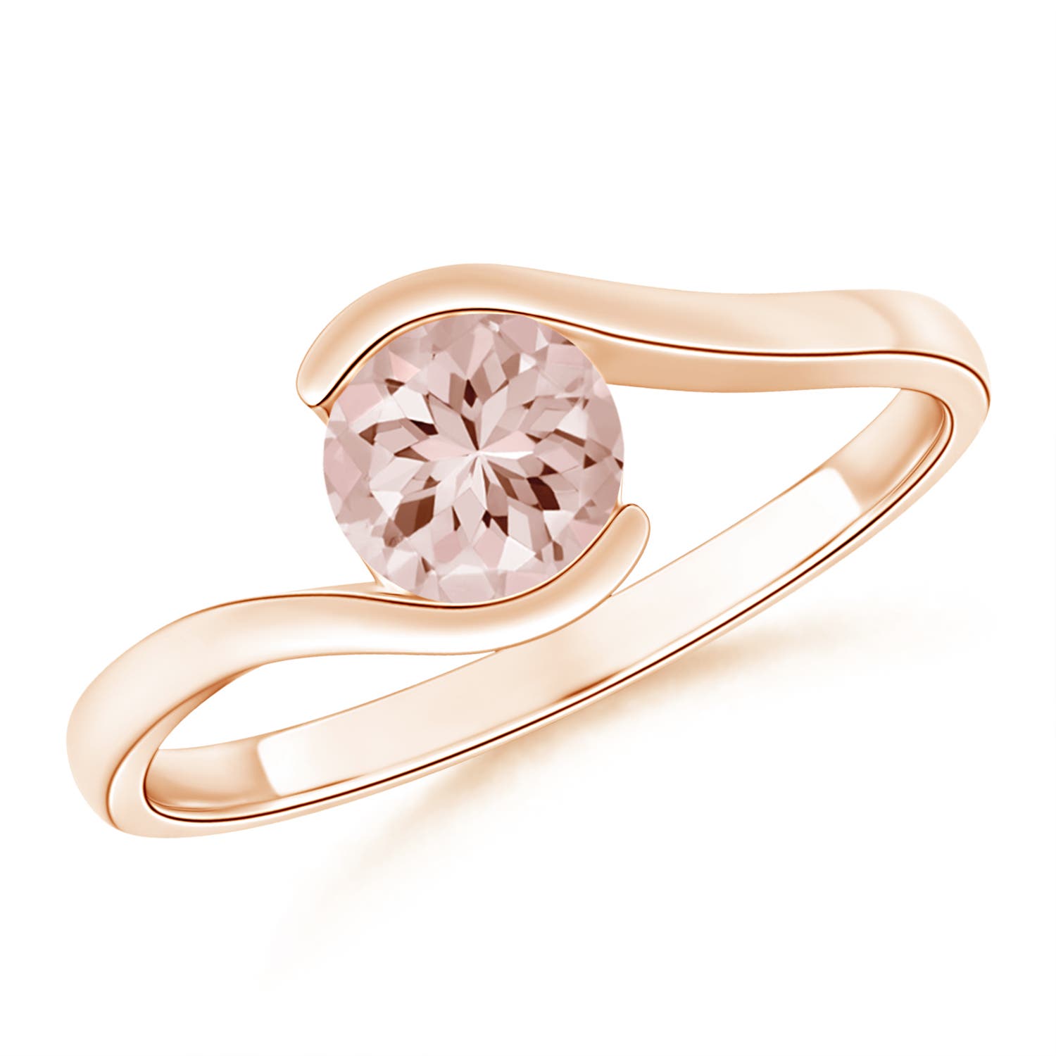 AA - Morganite / 0.7 CT / 14 KT Rose Gold