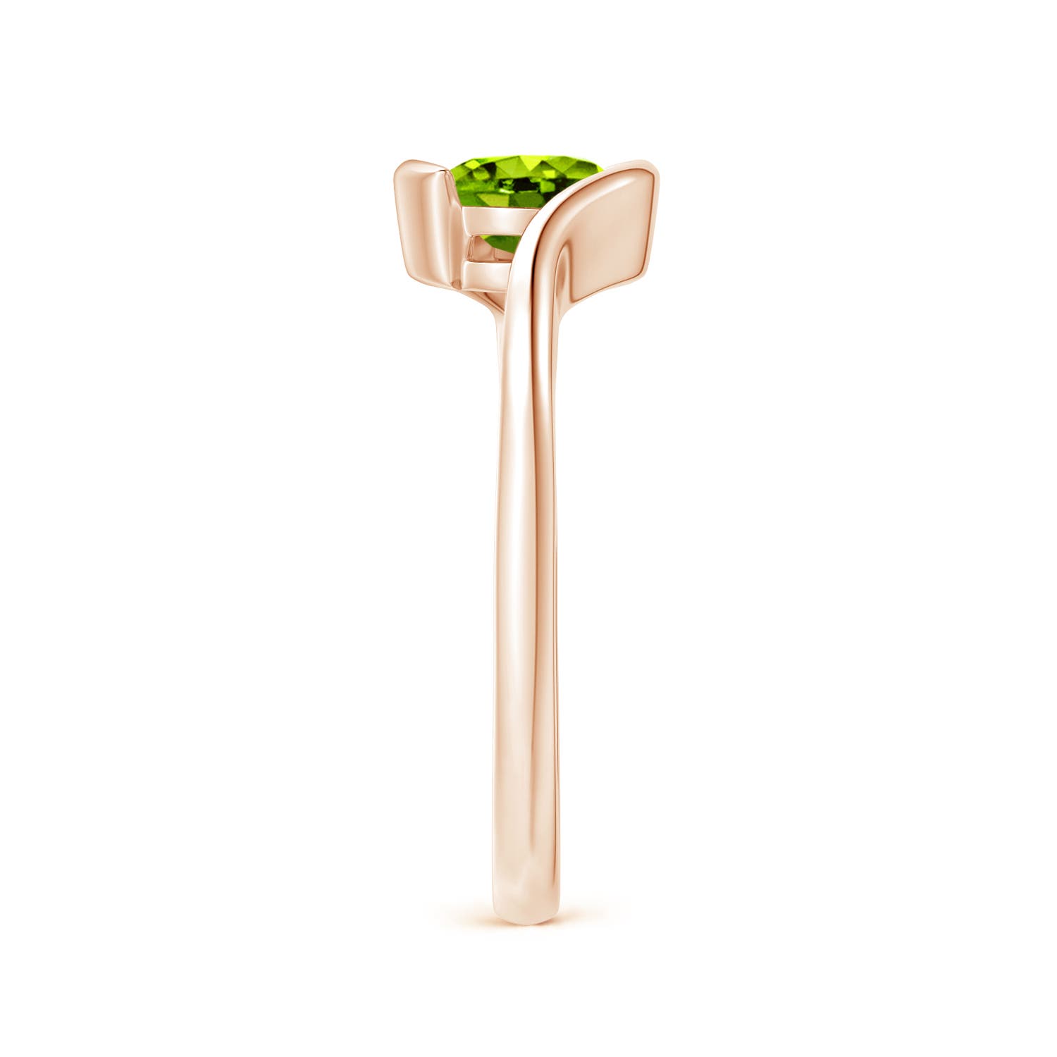 AAAA - Peridot / 0.95 CT / 14 KT Rose Gold