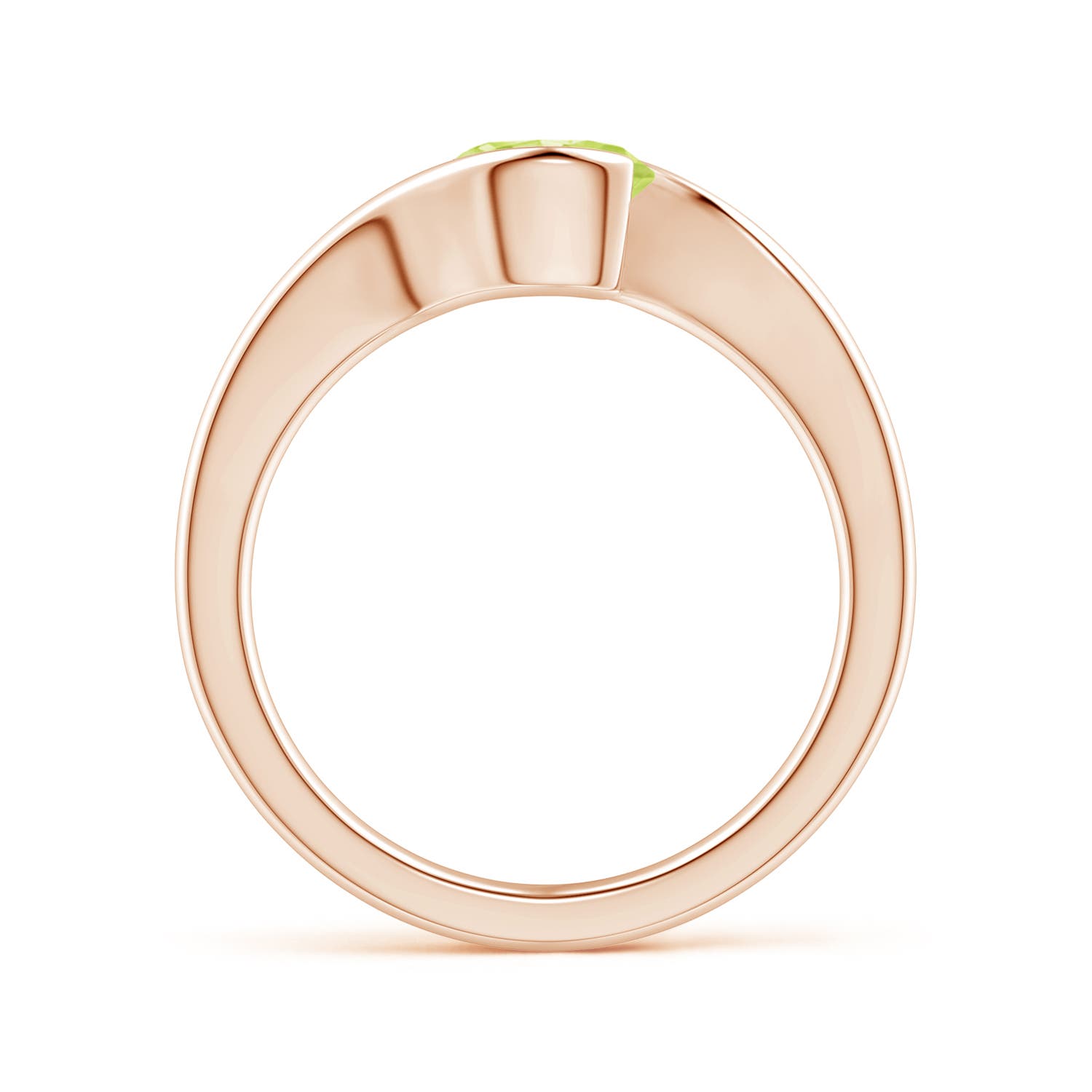 A - Peridot / 1.4 CT / 14 KT Rose Gold