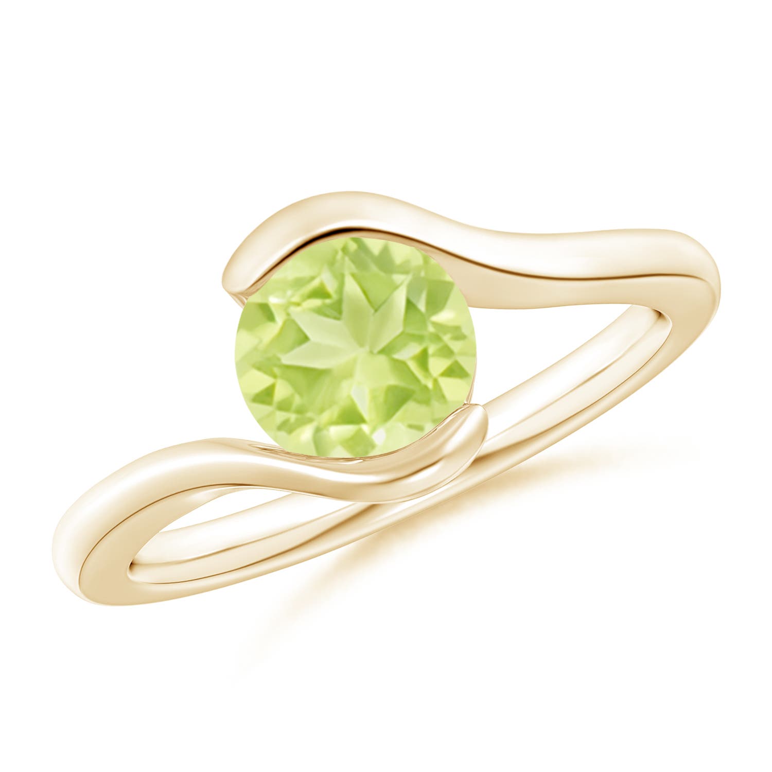 A - Peridot / 1.4 CT / 14 KT Yellow Gold