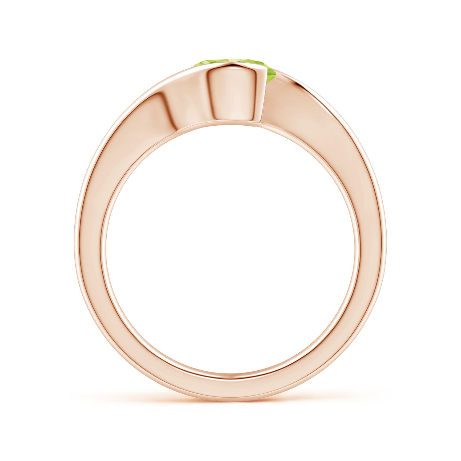 AA - Peridot / 1.4 CT / 14 KT Rose Gold