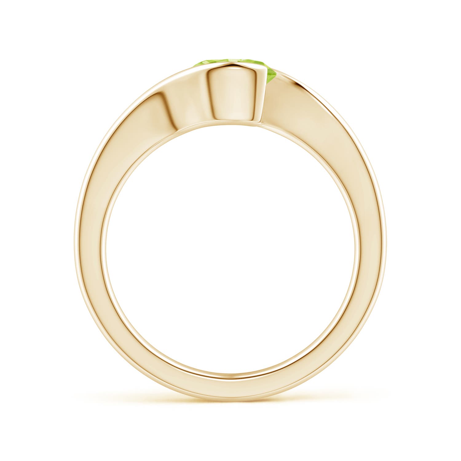 AA - Peridot / 1.4 CT / 14 KT Yellow Gold