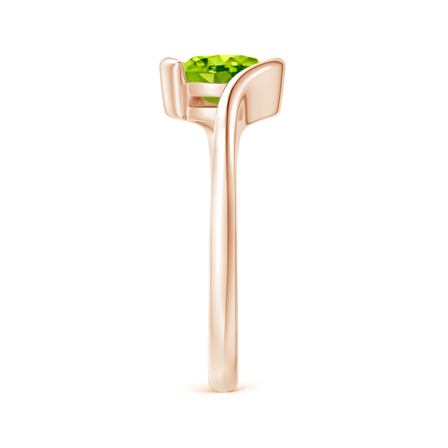 AAA - Peridot / 1.4 CT / 14 KT Rose Gold