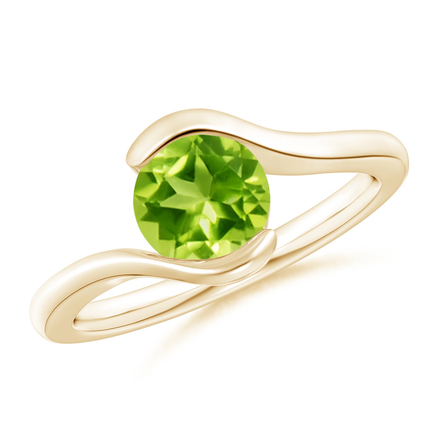 AAA - Peridot / 1.4 CT / 14 KT Yellow Gold