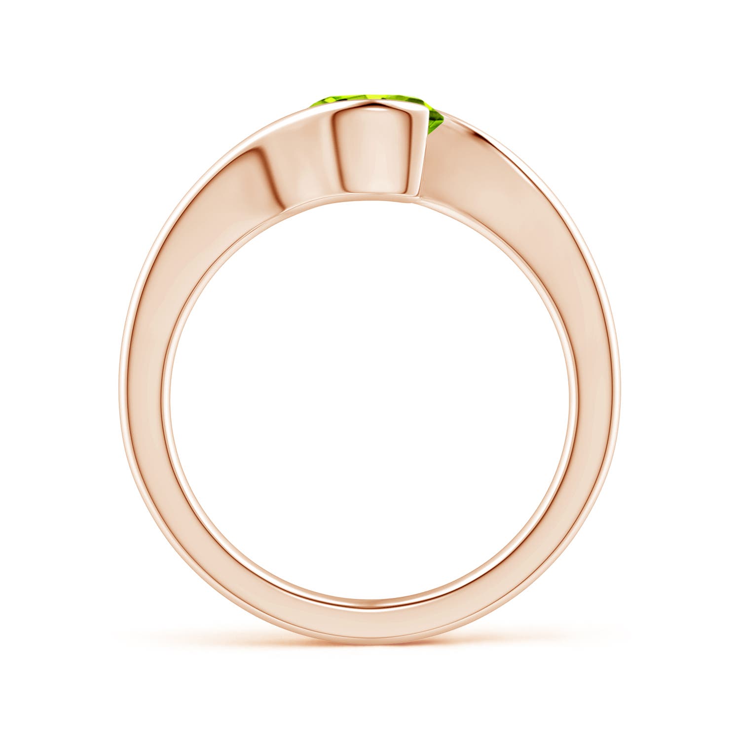 AAAA - Peridot / 1.4 CT / 14 KT Rose Gold