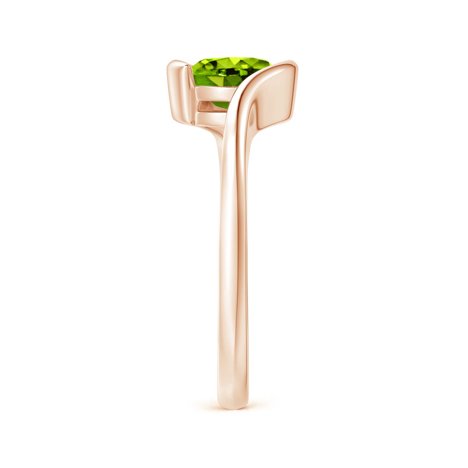 AAAA - Peridot / 1.4 CT / 14 KT Rose Gold