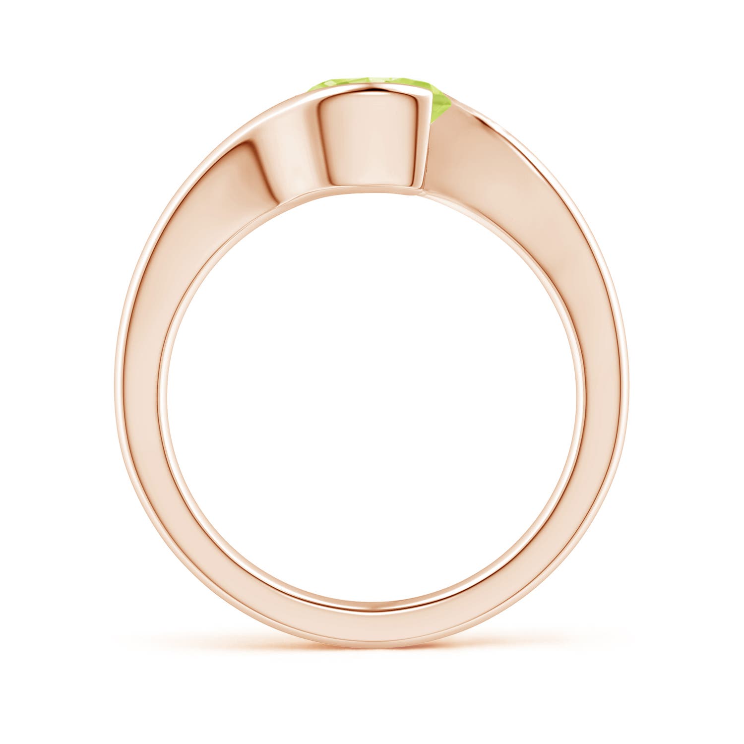 A - Peridot / 2 CT / 14 KT Rose Gold