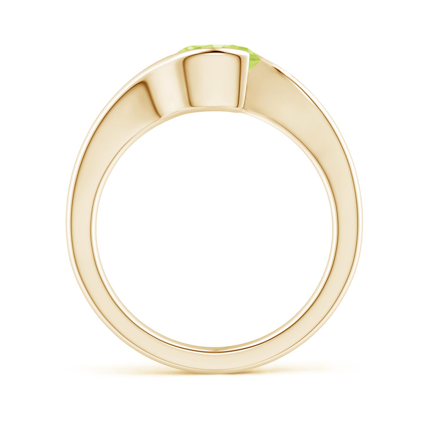 A - Peridot / 2 CT / 14 KT Yellow Gold