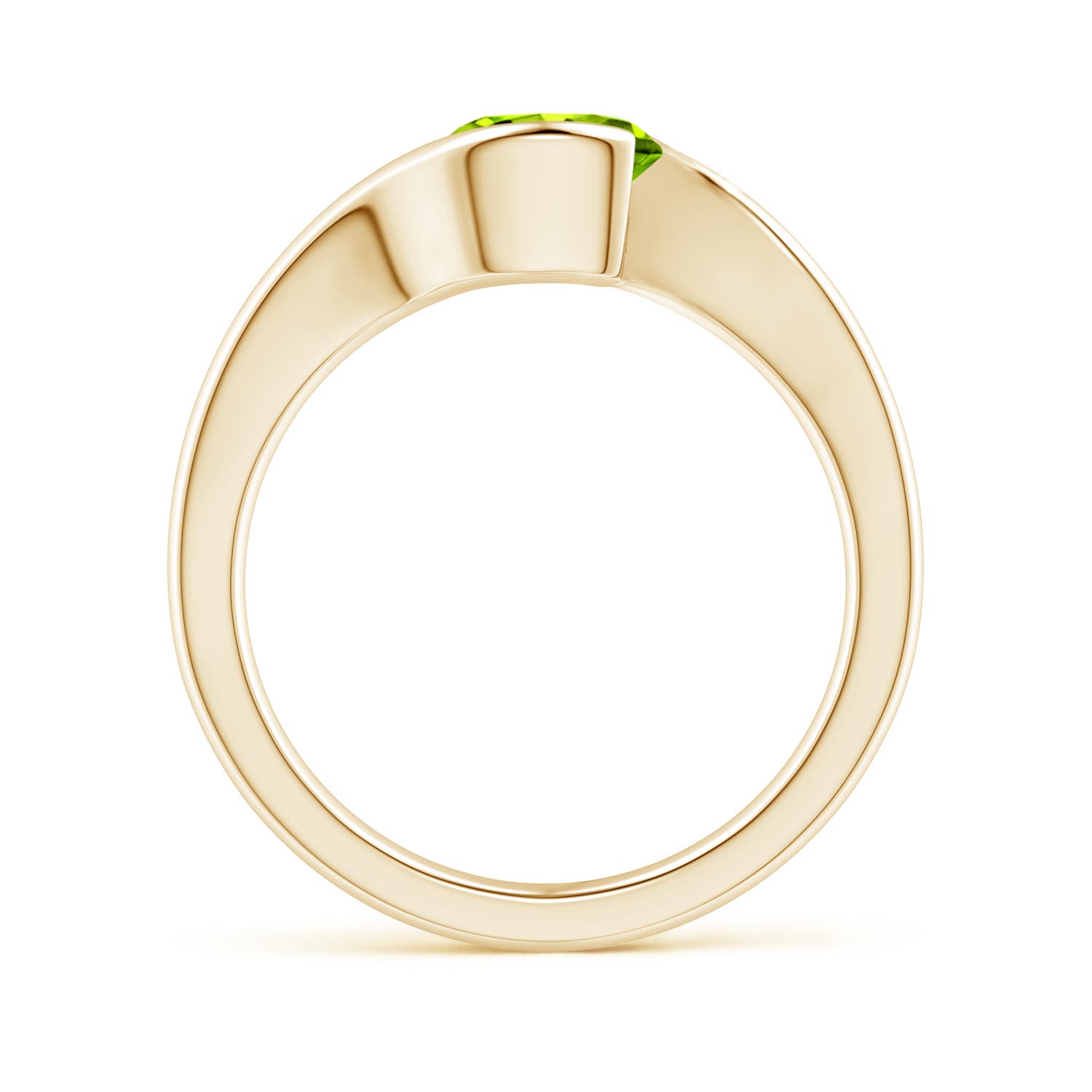 AAAA - Peridot / 2 CT / 14 KT Yellow Gold