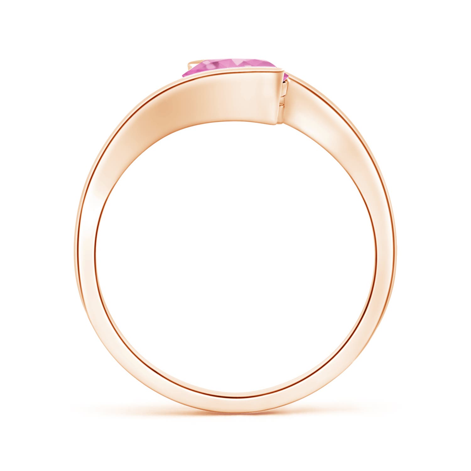 AA - Pink Sapphire / 1.25 CT / 14 KT Rose Gold