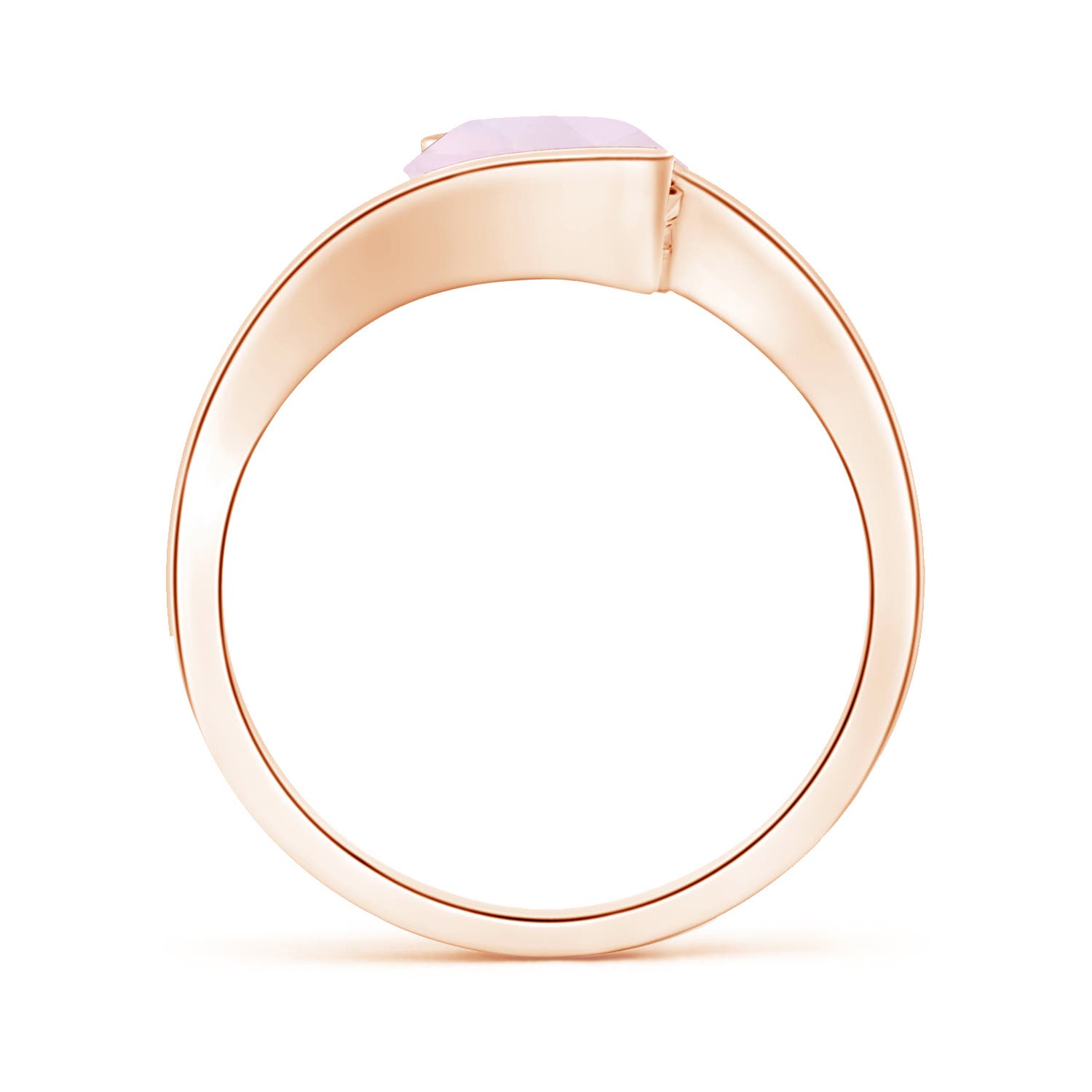 A - Rose Quartz / 1.7 CT / 14 KT Rose Gold