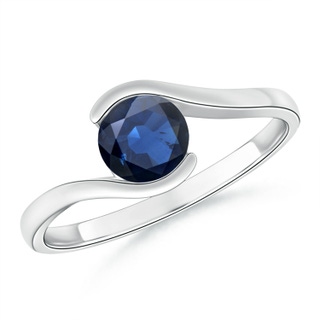 Round AA Blue Sapphire