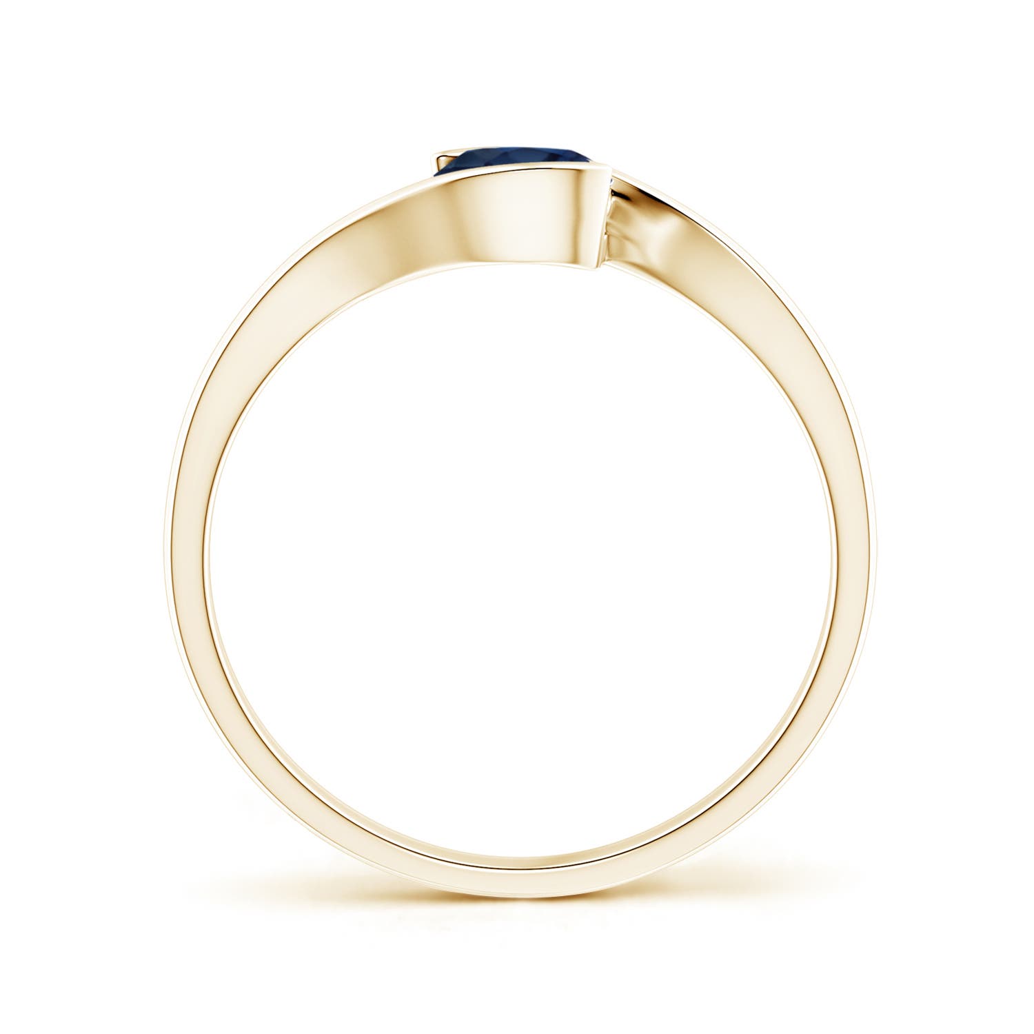 AA - Blue Sapphire / 0.6 CT / 14 KT Yellow Gold