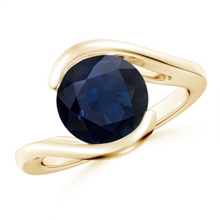 Round A Blue Sapphire