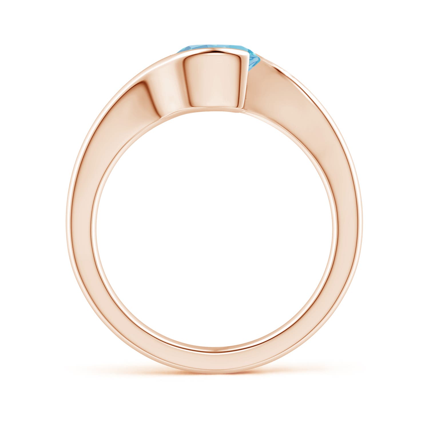 A - Swiss Blue Topaz / 2.35 CT / 14 KT Rose Gold