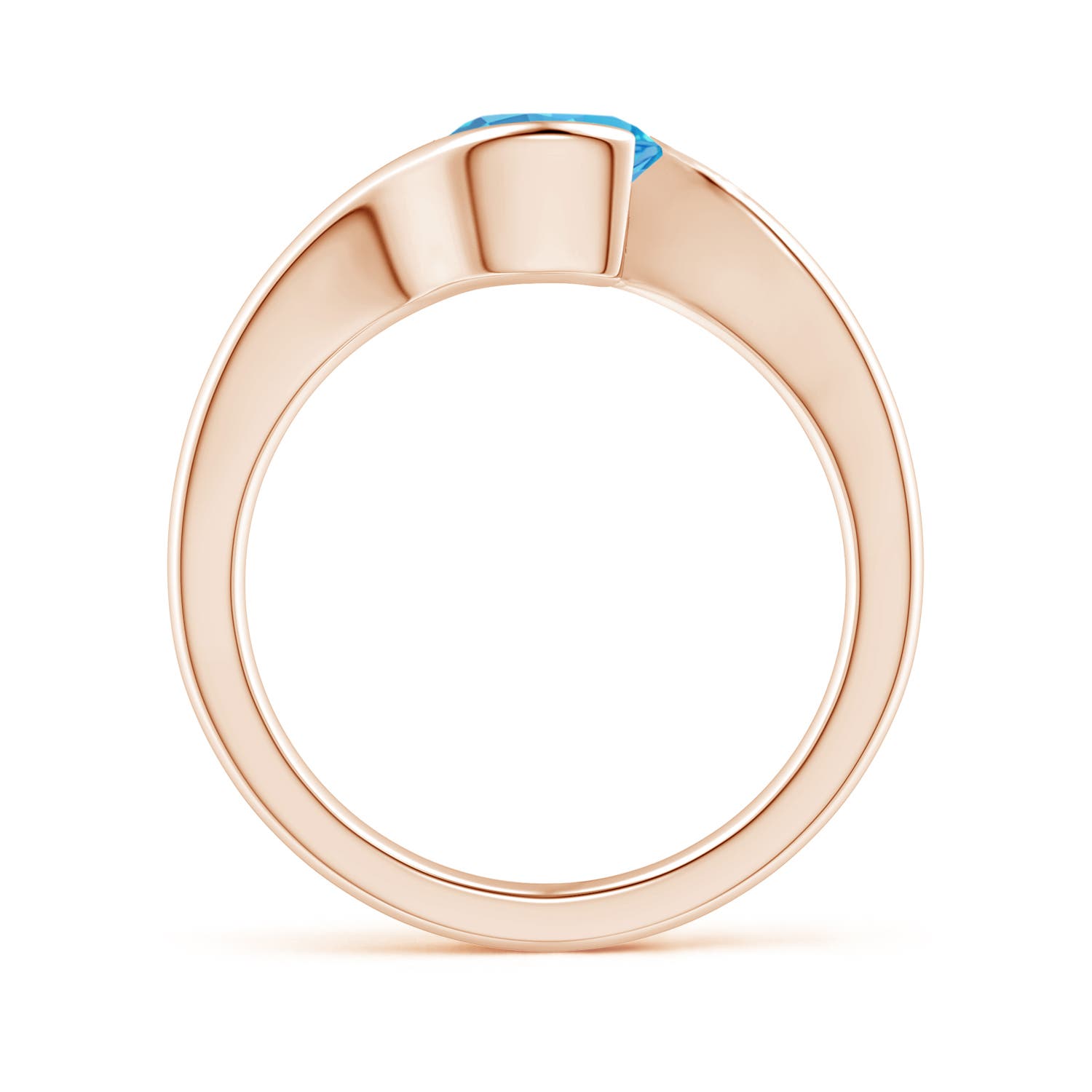 AA - Swiss Blue Topaz / 2.35 CT / 14 KT Rose Gold