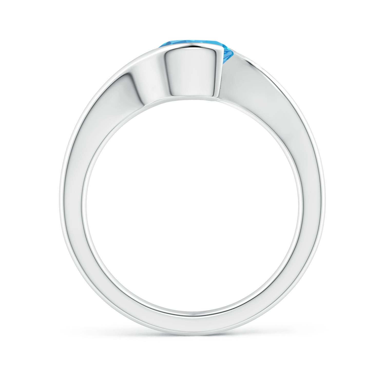 AA - Swiss Blue Topaz / 2.35 CT / 14 KT White Gold