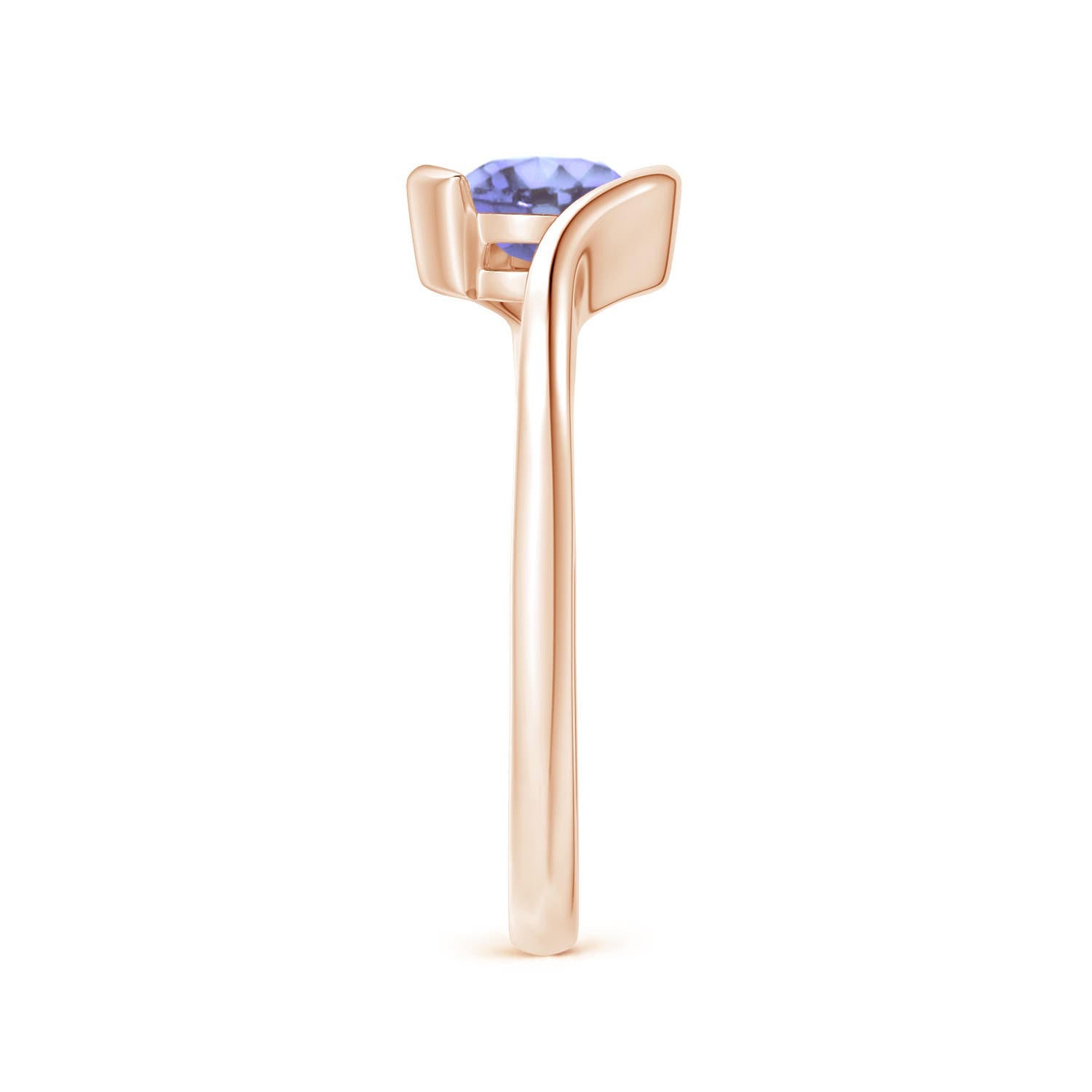 A - Tanzanite / 0.9 CT / 14 KT Rose Gold