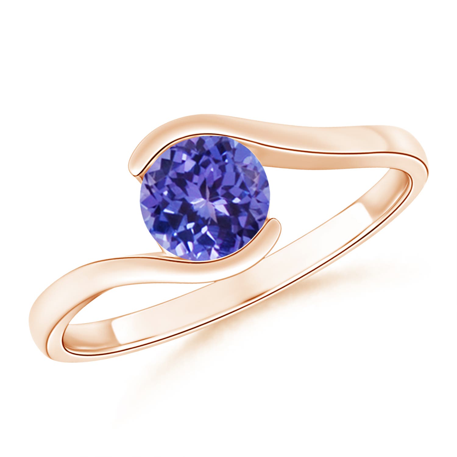 AA - Tanzanite / 0.9 CT / 14 KT Rose Gold