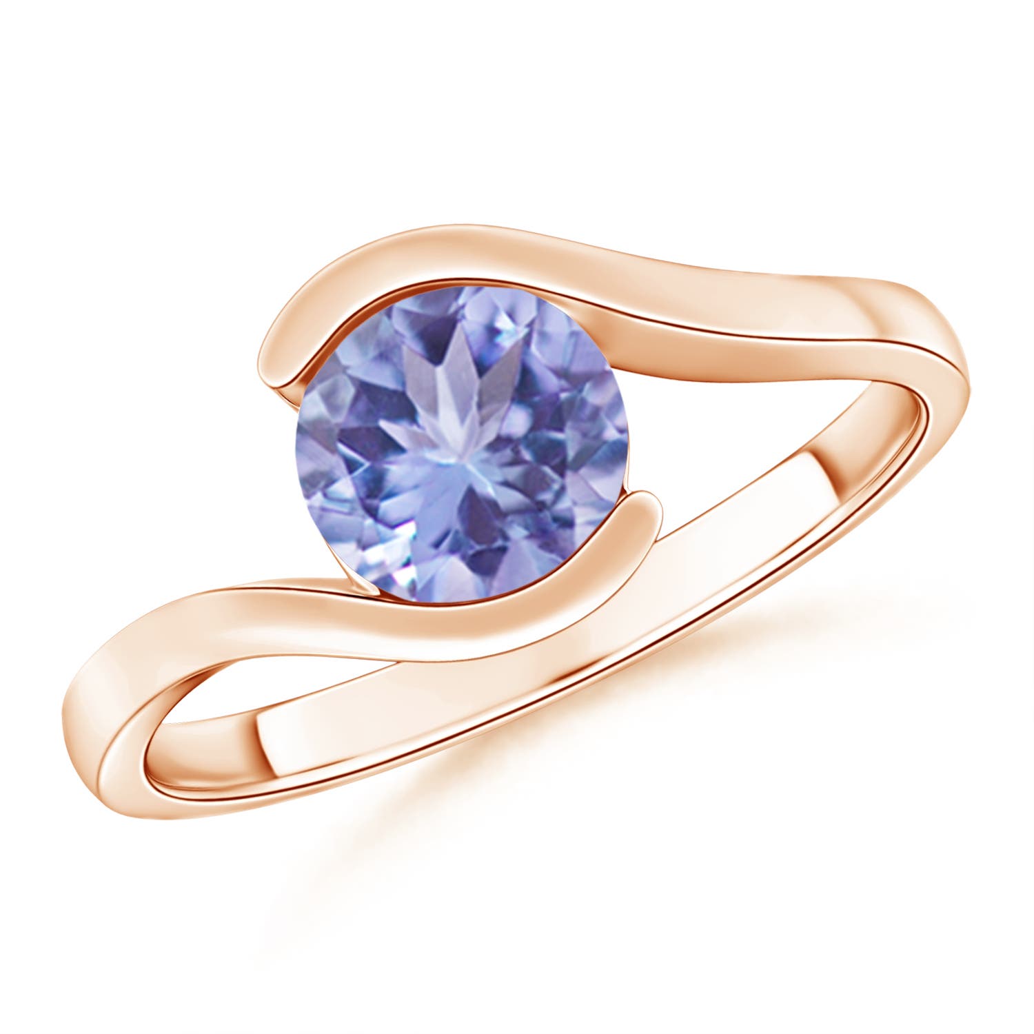 A - Tanzanite / 1.45 CT / 14 KT Rose Gold