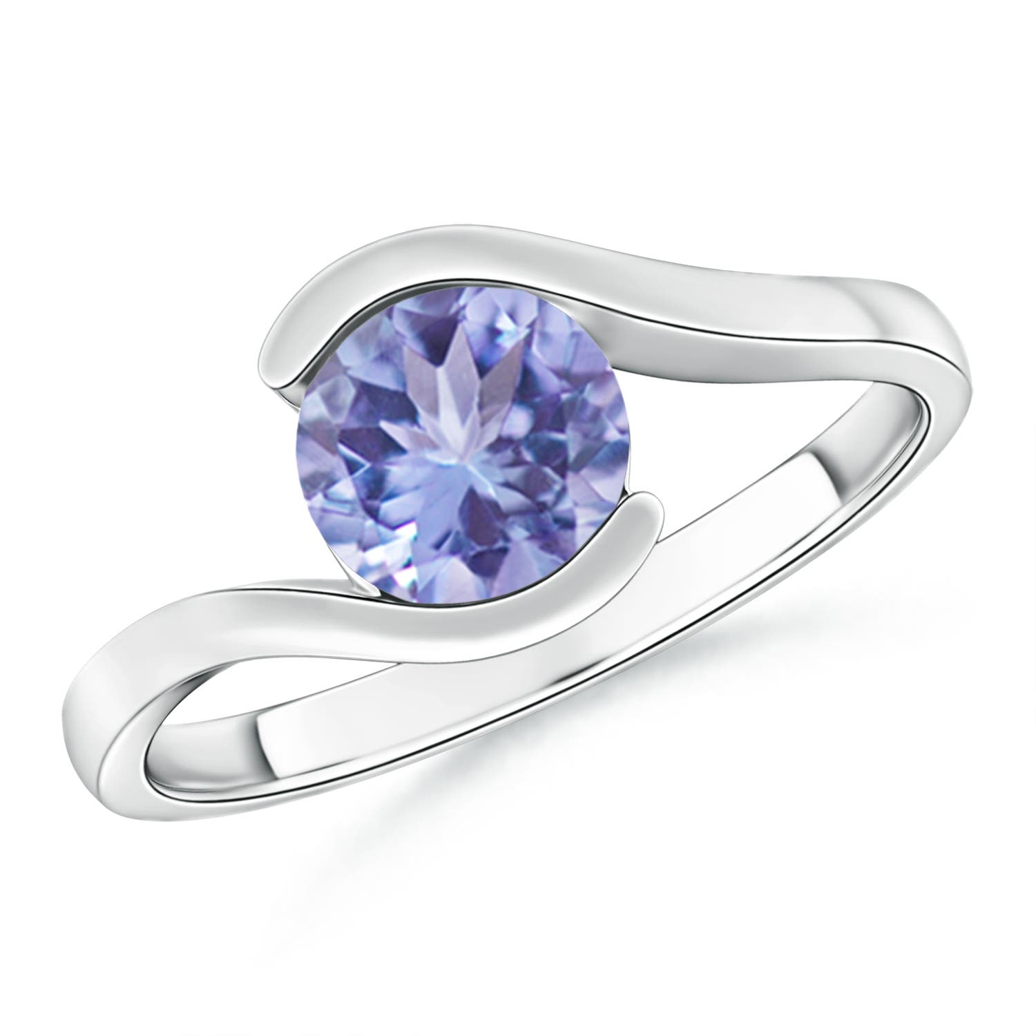 A - Tanzanite / 1.45 CT / 14 KT White Gold