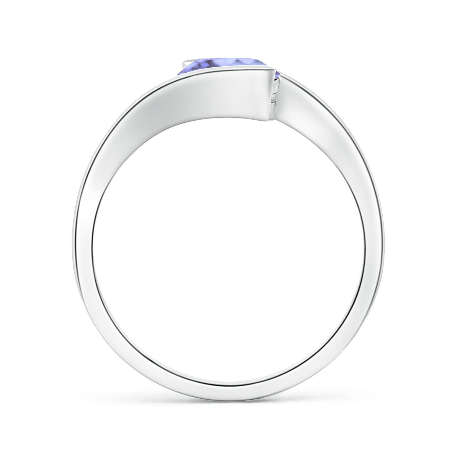 A - Tanzanite / 1.45 CT / 14 KT White Gold