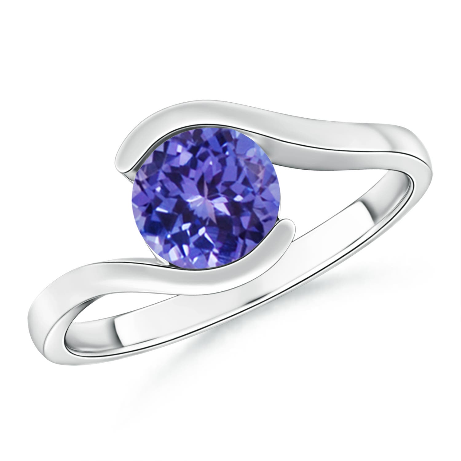 AA - Tanzanite / 1.45 CT / 14 KT White Gold