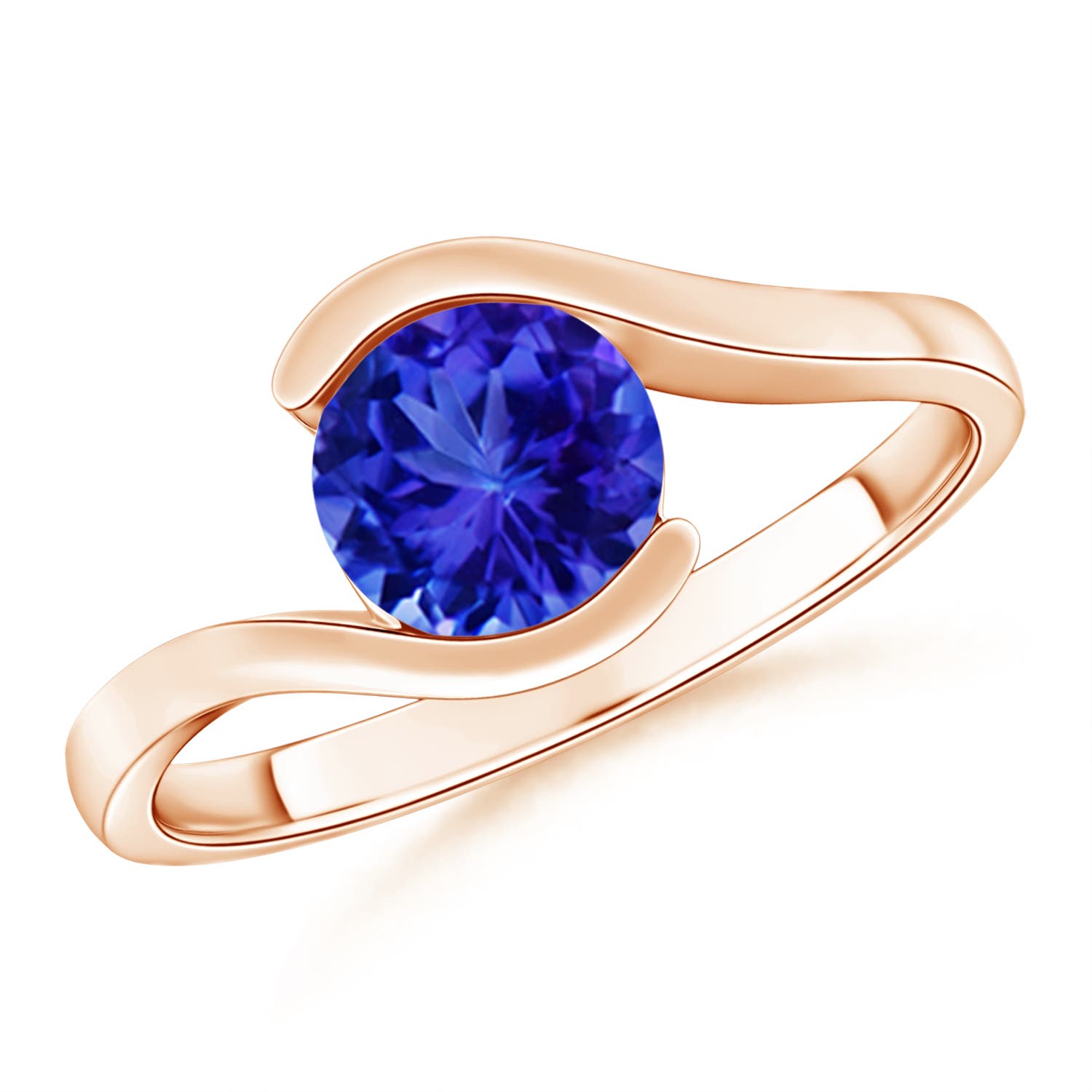 AAA - Tanzanite / 1.45 CT / 14 KT Rose Gold