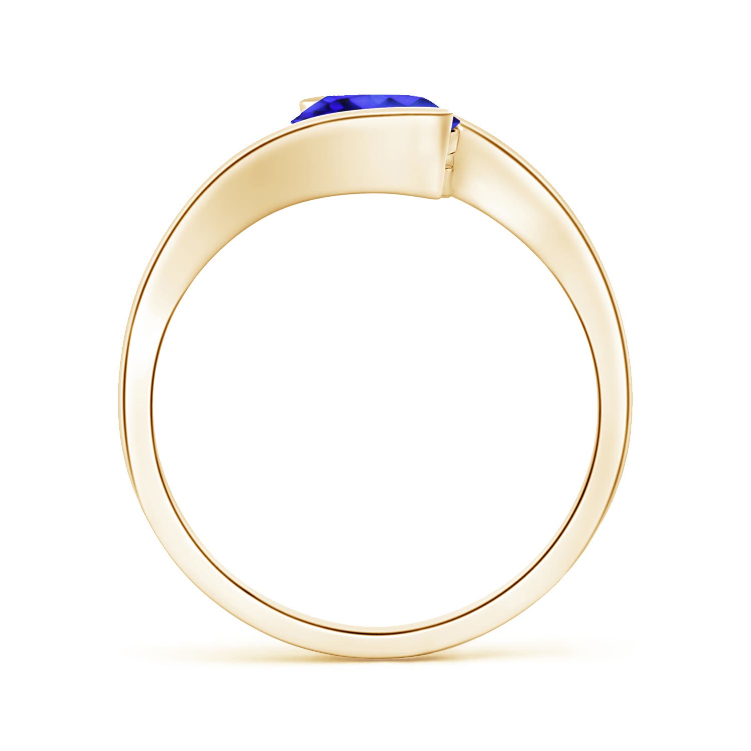 AAA - Tanzanite / 1.45 CT / 14 KT Yellow Gold