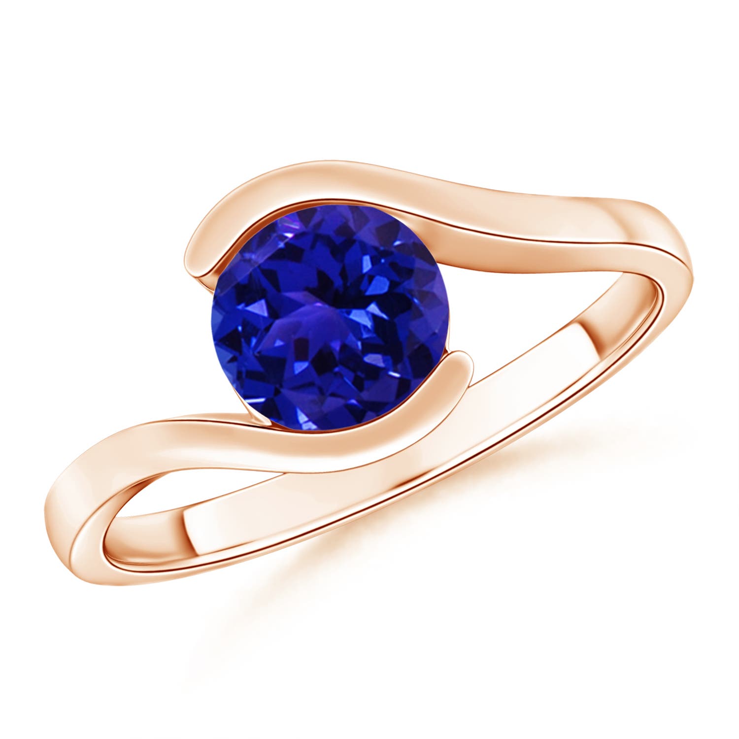 AAAA - Tanzanite / 1.45 CT / 14 KT Rose Gold