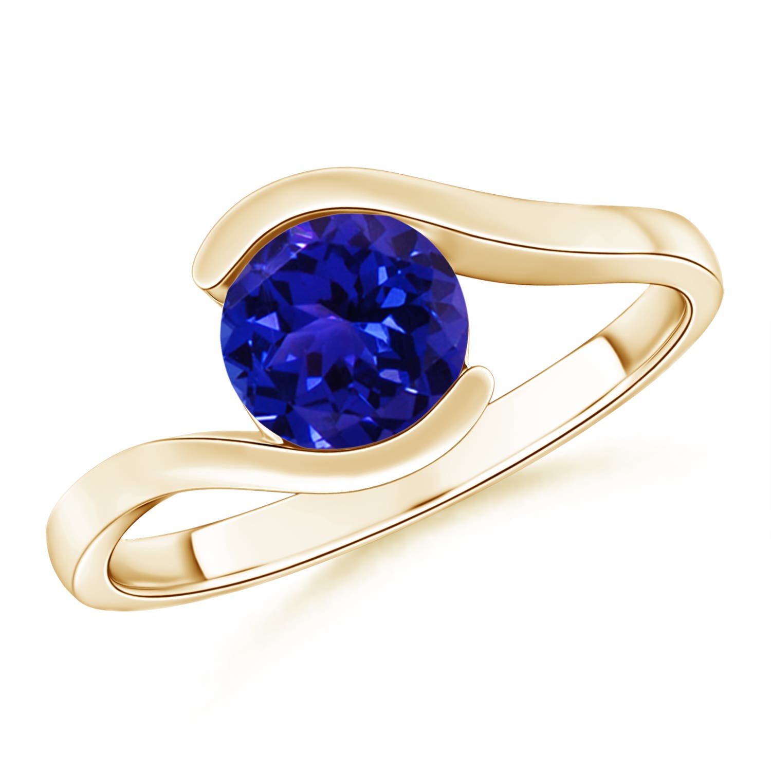 AAAA - Tanzanite / 1.45 CT / 14 KT Yellow Gold