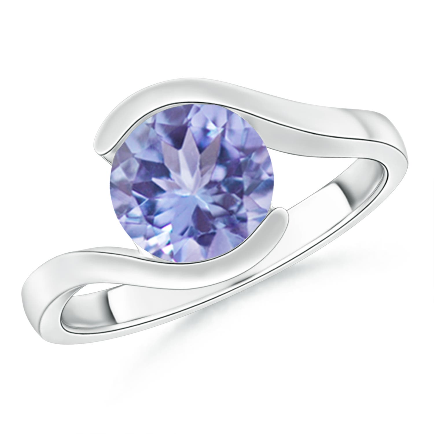 A - Tanzanite / 1.8 CT / 14 KT White Gold